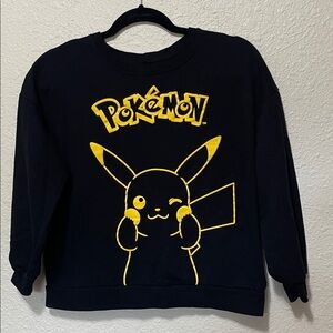 Pokémon Pikachu  Black & Yellow Sweatshirt. Really Cute. Excellent Condition.